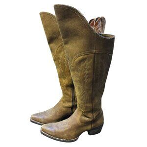 Ariat Brown Western Leather Boots Size 7
